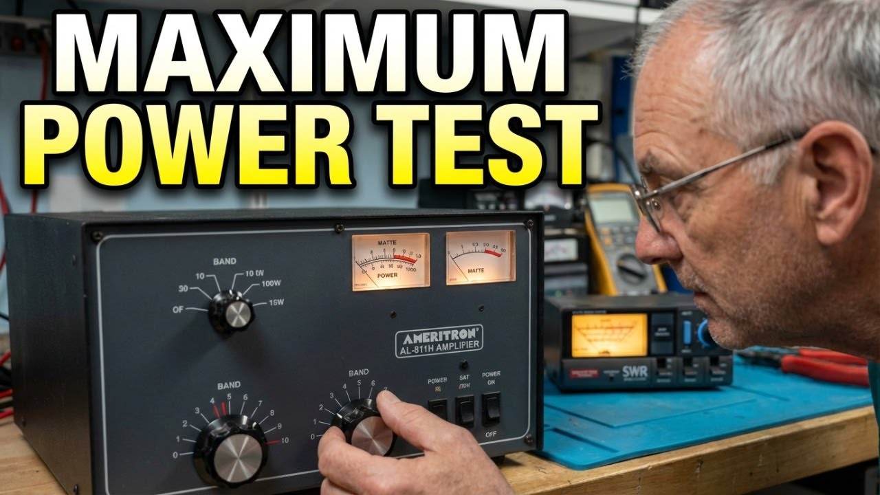 Testing An Ameritron AL 811H Amplifier