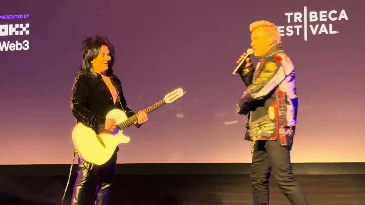 Billy Idol Dancing with Myself Acoustic TriBeCa Film Festival 2025
