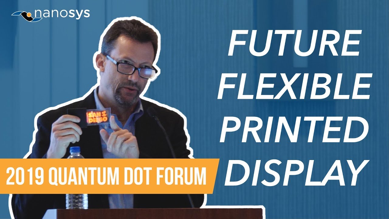 Nanosys CEO Jason Hartlove 2019 Quantum Dots Forum Keynote Address