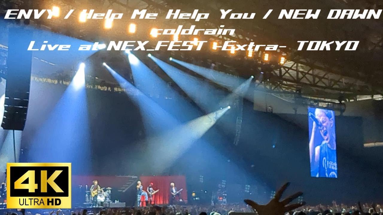 【4K】ENVY, Help Me Help You, NEW DAWN / coldrain Live at NEX_FEST -Extra- TOKYO