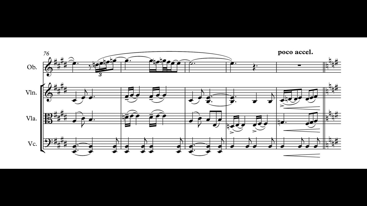 Lamenting Lullaby (oboe quartet) - Iain Farrington
