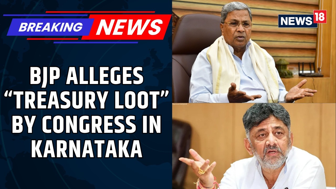 BJP Alleges “Treasury Loot” by Congress Over 24 Public Site Allotments | Karnataka | News18