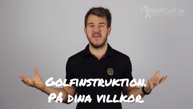 Golfinstruktion. P&aring; dina villkor.