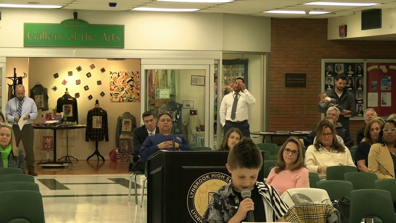 Lynbrook Schools Board of Education Meeting April 18, 2023