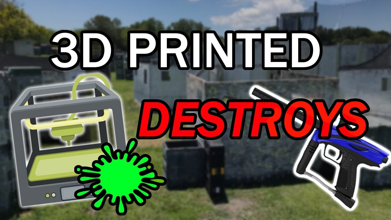 3D Printed Paintball Marker DESTROYS Field...