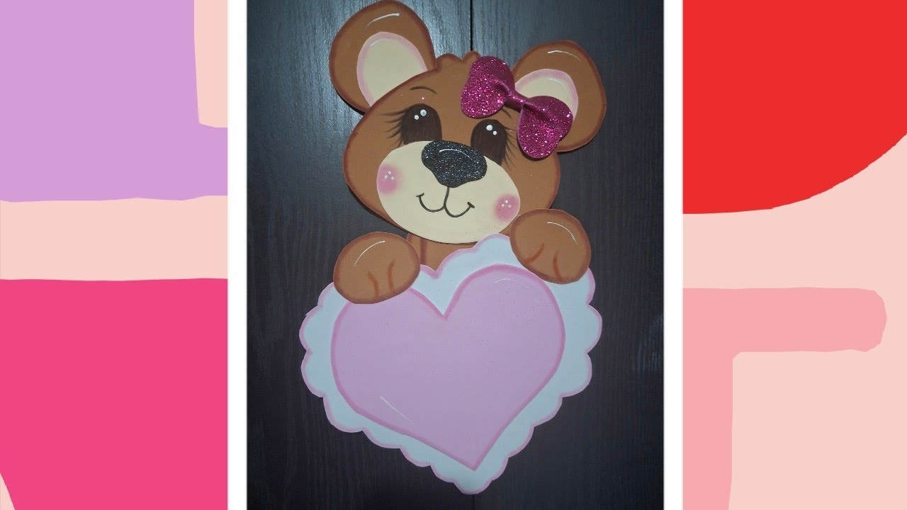 🐻Osita para puerta🐻🌷Cecy Tips y Manualidades  