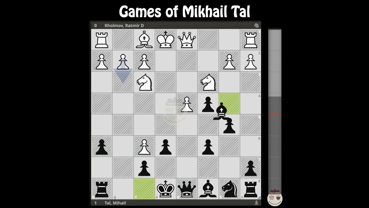 Kholmov, Ratmir D -Tal, Mihail || Riga 1949 @chessbuddies 🔴 #MikhailTal