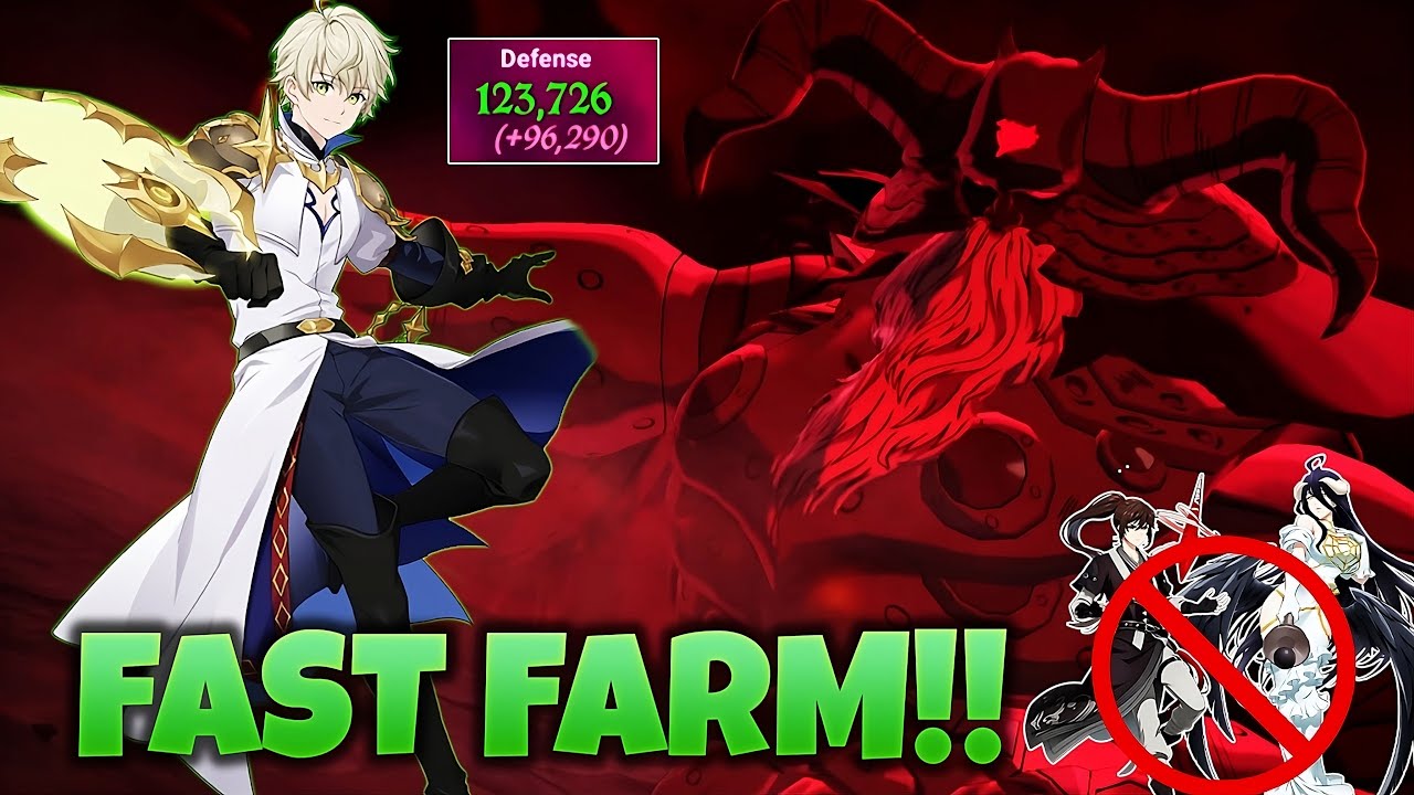 Using Baldr To Speed Farm Demon King Raid | No Albedo / Bam Needed Anymore | Seven Deadly Sins: GC