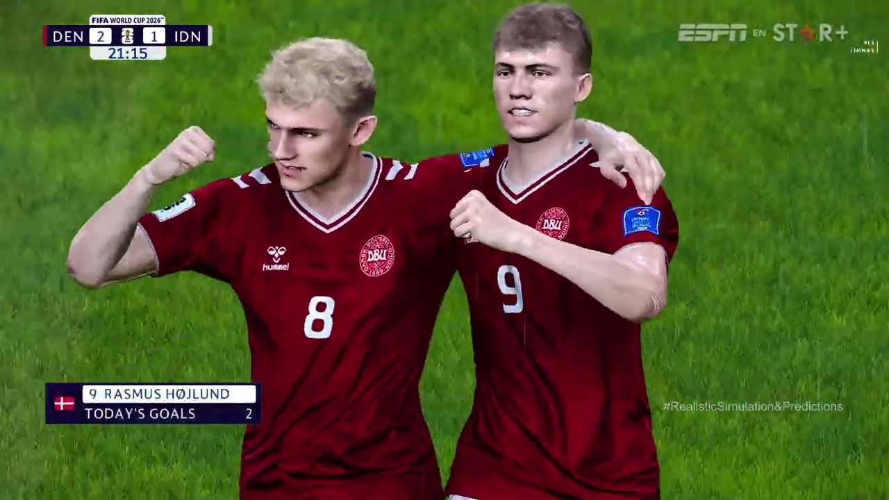 SEJARAH TERCIPTA‼️INDONESIA vs DENMARK | FINAL FIFA WORLDCUP 2026 | EFOOTBALL PES 2021 🔥🇮🇩