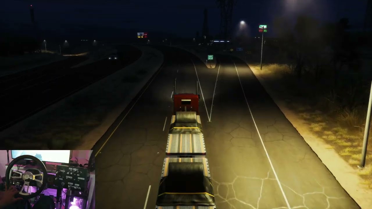 ATS other day another load in realistic gameplay