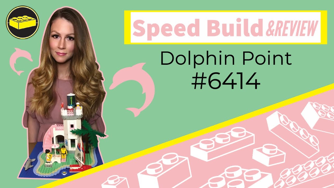 LEGO® Paradisa Set 6414 Dolphin Point Speed Build and Review