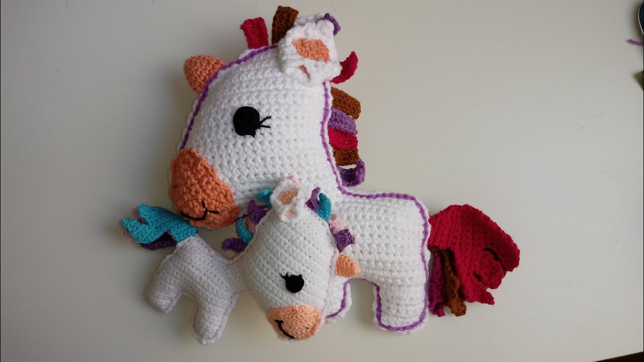UNICORNIO AMIGURUMI CROCHET PASO A PASO - 1/4