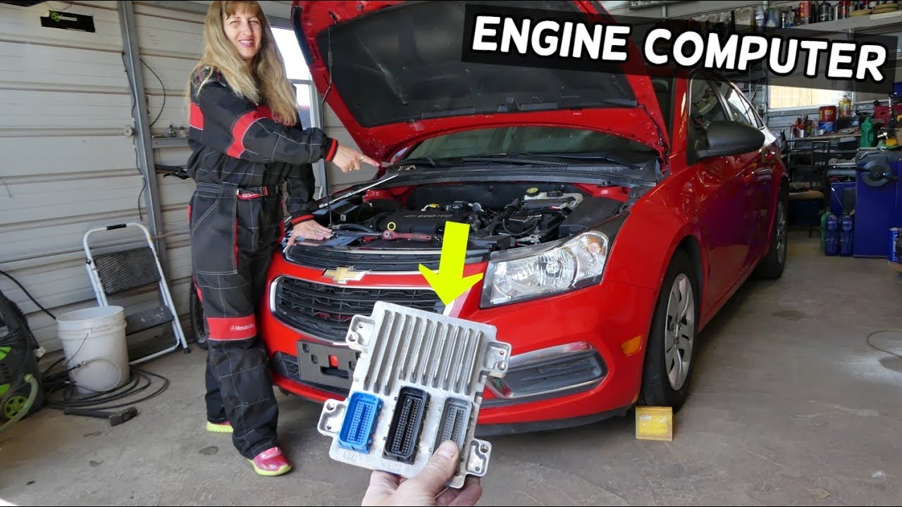 ENGINE COMPUTER ECU REPLACEMENT CHEVROLET CRUZE SONIC  ENGINE ECU REPLACEMENT LOCATION
