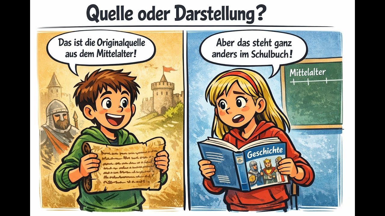 Quellen und Darstellungen im Geschichtsunterricht (Hilfe für Lehramt/ Referendariat)