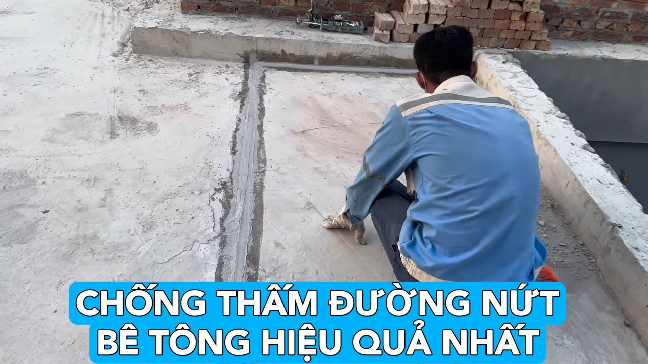 Chống thấm vết nứt bê tông rất hiệu quả, có thể tự làm bằng keo sika flex