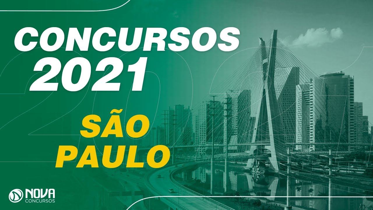 Concursos 2021 Previstos para o estado de S&atilde;o Paulo