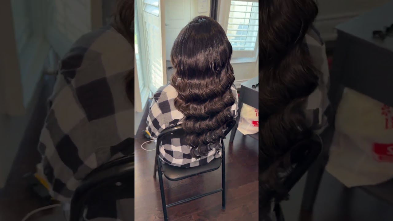 How to create the Hollywood wave hairstyle ? #hollywood #waves #hairstyle #toronto #makeupartist
