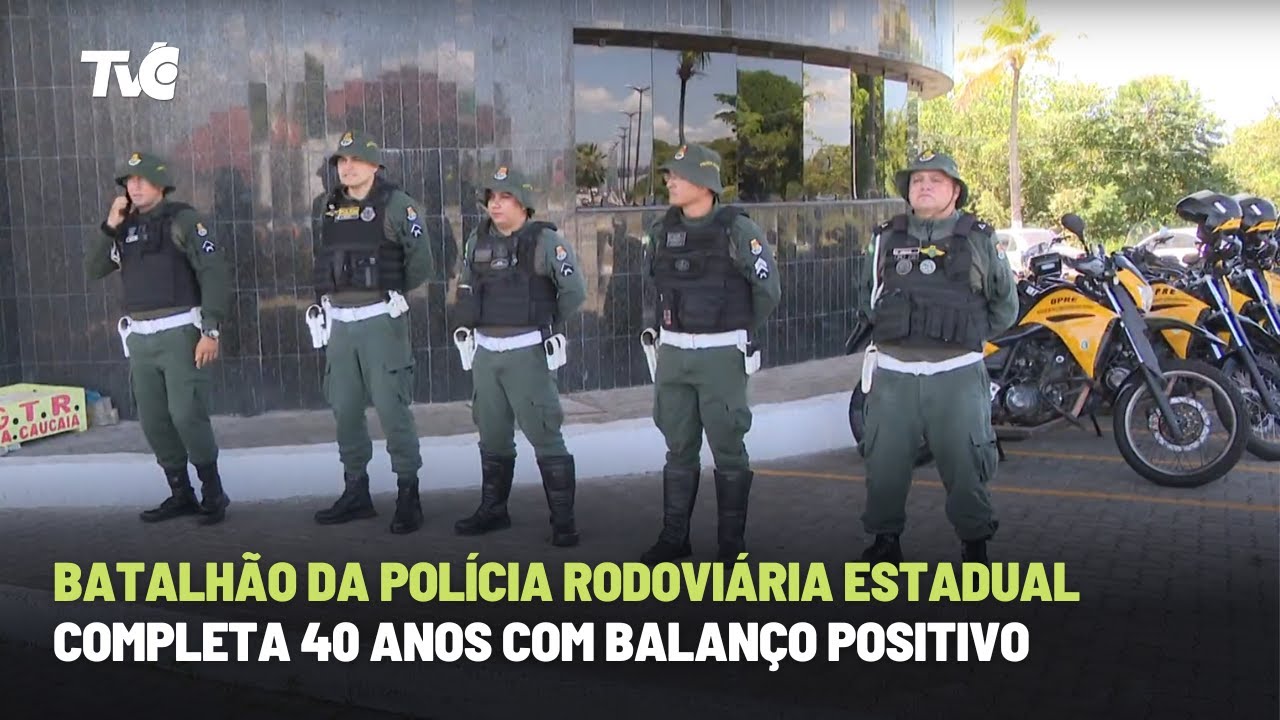 Batalhão da Polícia Rodoviária Estadual Completa 40 Anos com Balanço Positivo