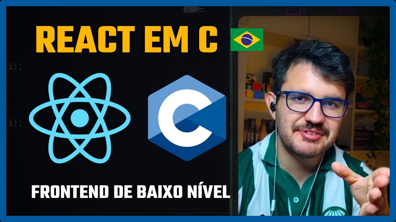 BR fez um WEB FRONTEND REATIVO em C (React em C)