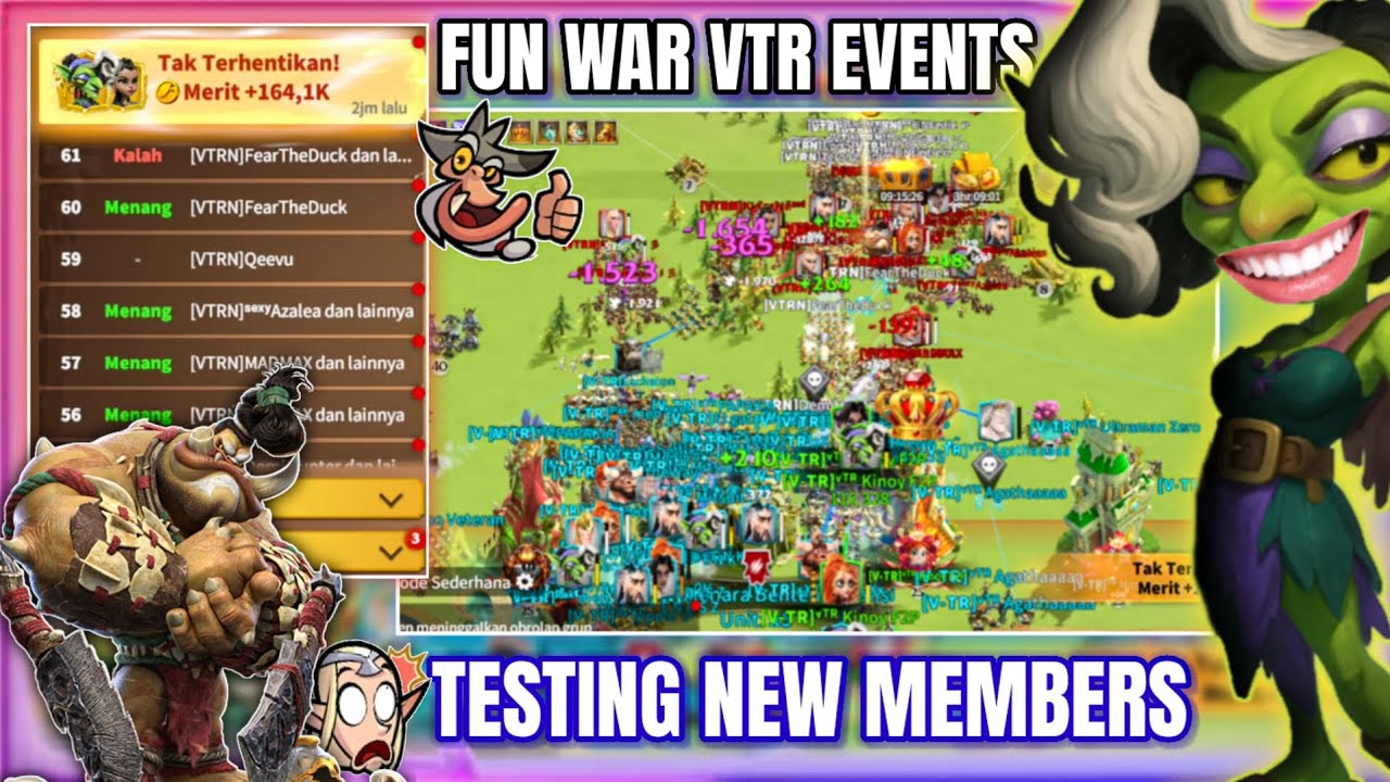 FUN WAR VTR 20 vs 20‼️MAGGRAT CELESTIAL - Call of dragons