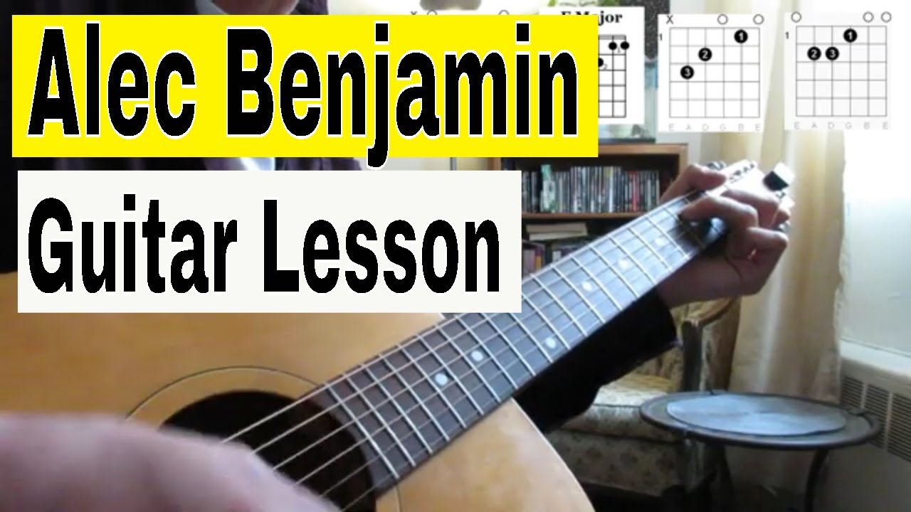 How to play 'Gotta be A Reason' Alec Benjamin on Guitar (easy acoustic lesson)
