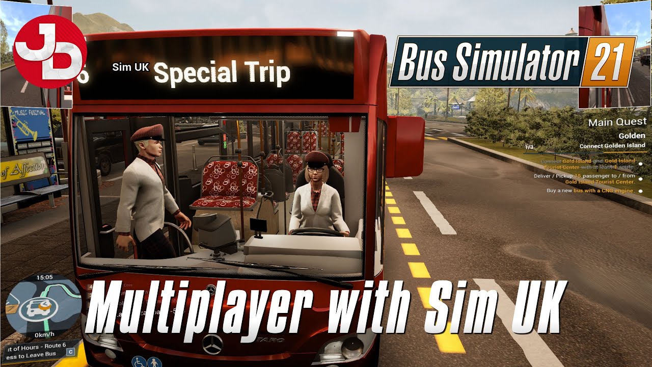 Taking A First Look At Multiplayer on Bus Simulator 21 (with Sim UK)