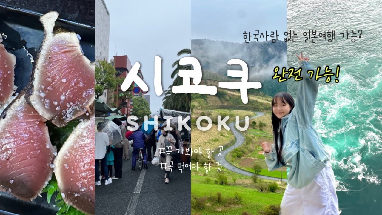 한국사람 없는 일본 소도시 여행 ✈️ 시코쿠? 거기가 어딘데? 영상 봐 그냥~ | 일본최대•세계3대 등 꼭 가봐야 할 명소 | 내돈내먹 맛집 | japan travel vlog