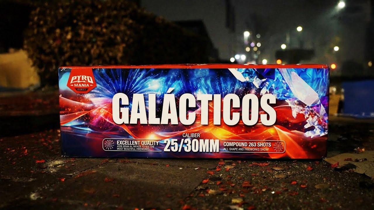 GALACTICOS 263 SHOTS RUBRO VUURWERK DE BESTE BOX VAN HET JAAR! [STRAATVIDEO]
