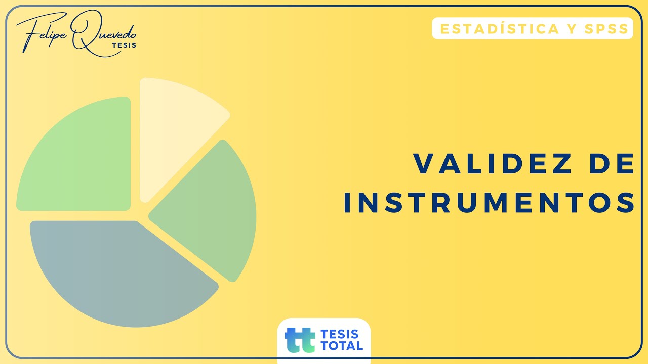 ✅ Aprende a realizar la VALIDEZ de tu INSTRUMENTO de TESIS