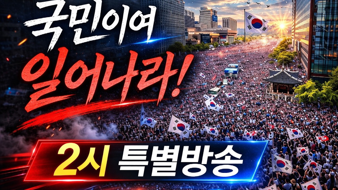 국민이여 일어나라!2시 특별방송..... 2026.03.19