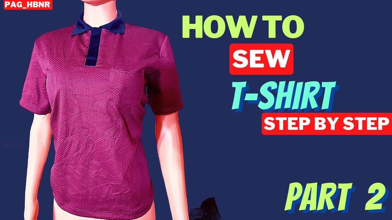 HOW TO SEW POLO SHIRT ¦ STEP BY STEP SEWING #POLO #SHIRT