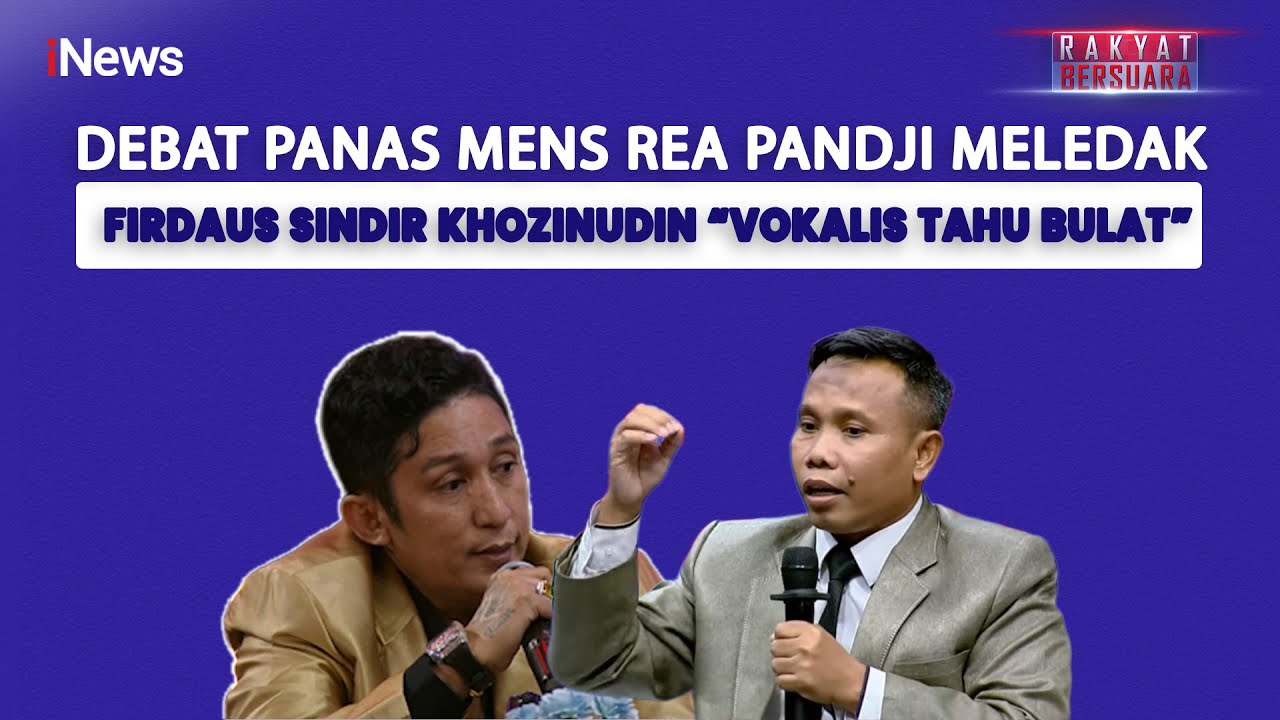 Mens Rea Pandji Jadi Api Konflik, Firdaus: Khozinudin Ngomong Kayak Vokalis Tahu Bulat
