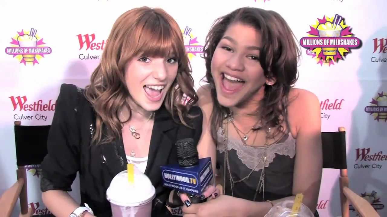 Shake It Up  Zendaya and Bella Thorne at Millions of Milkshakes  Westfield Culver City Mall