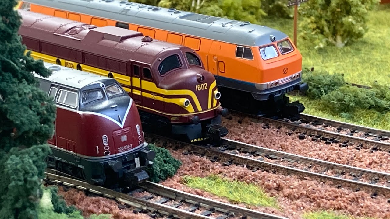 Spur N - Altbewehrte Züge auf meiner Modelleisenbahn