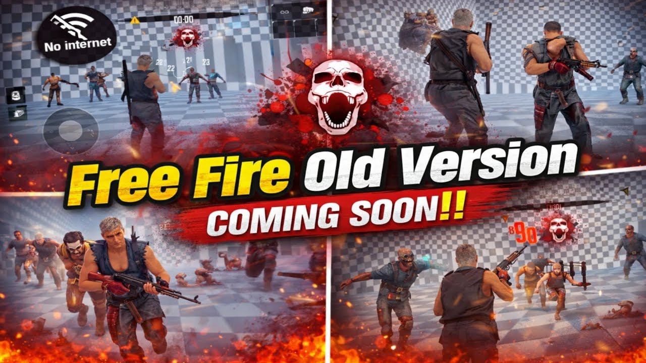 Free Fire Old Version Coming Soon 🔥 | No Internet Gameplay 😱 New Update