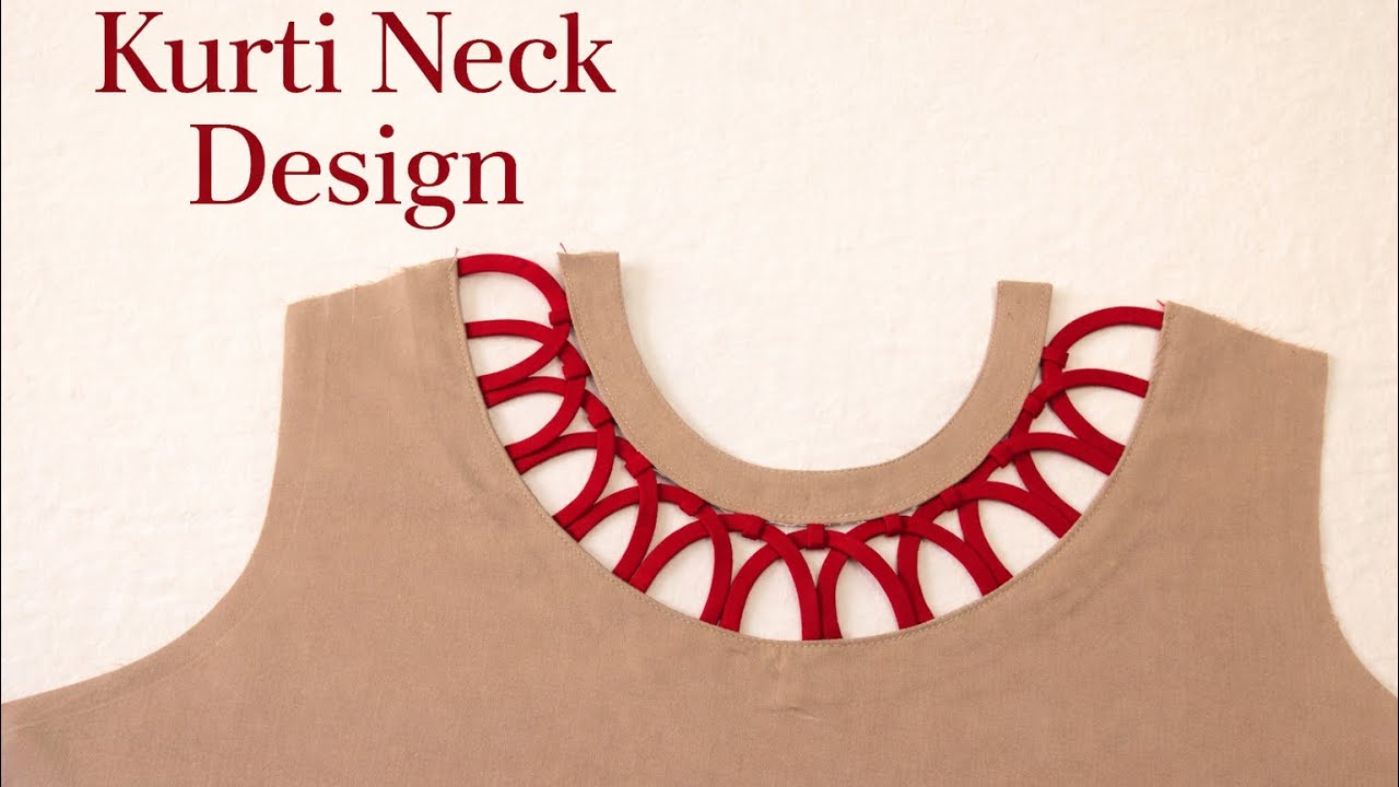 Easy Kurti Neck Design Sewing Tutorial Step by Step