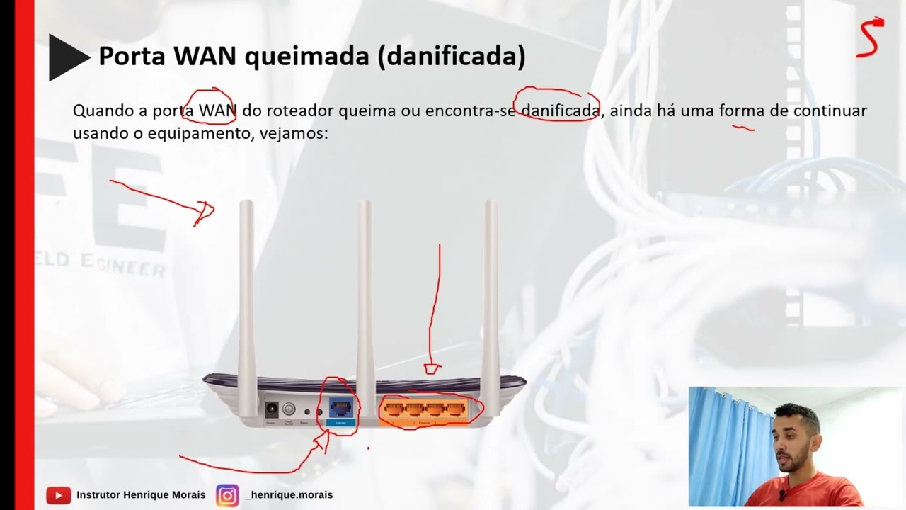 Como reaproveitar o roteador com porta WAN queimada - TP-Link