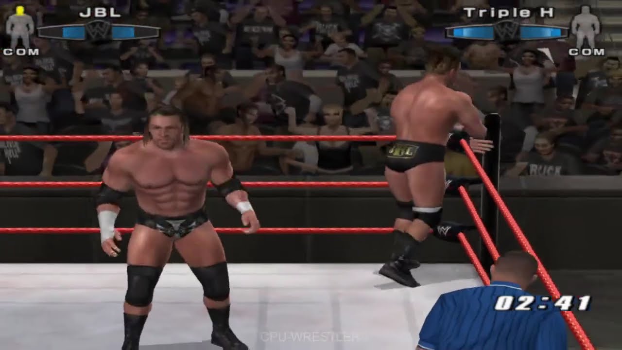 WWE SmackDown! vs. Raw 2006 | FIRST BLOOD MATCH | JBL vs Triple H!