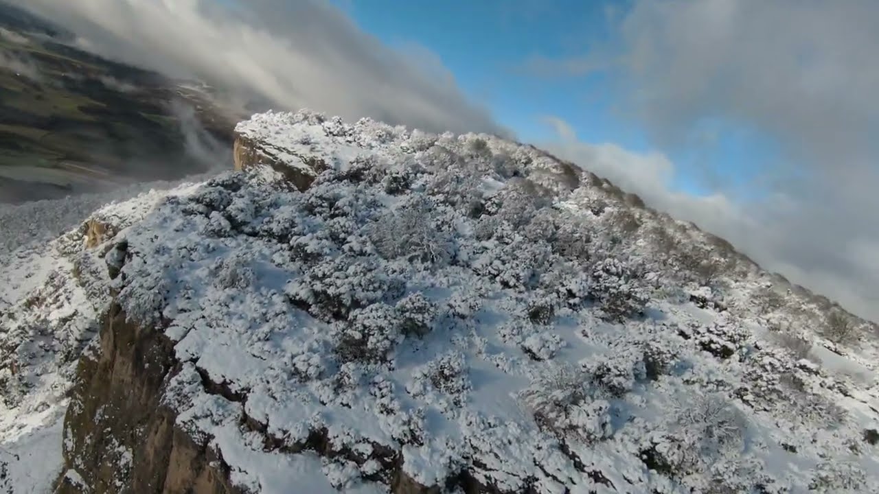 CHIMERA 7 PRO V2 IN THE SNOW CINEMATIC FOOTAGE NAVARRA 4K UHD ETXABARRI, VALLE DE ALLIN