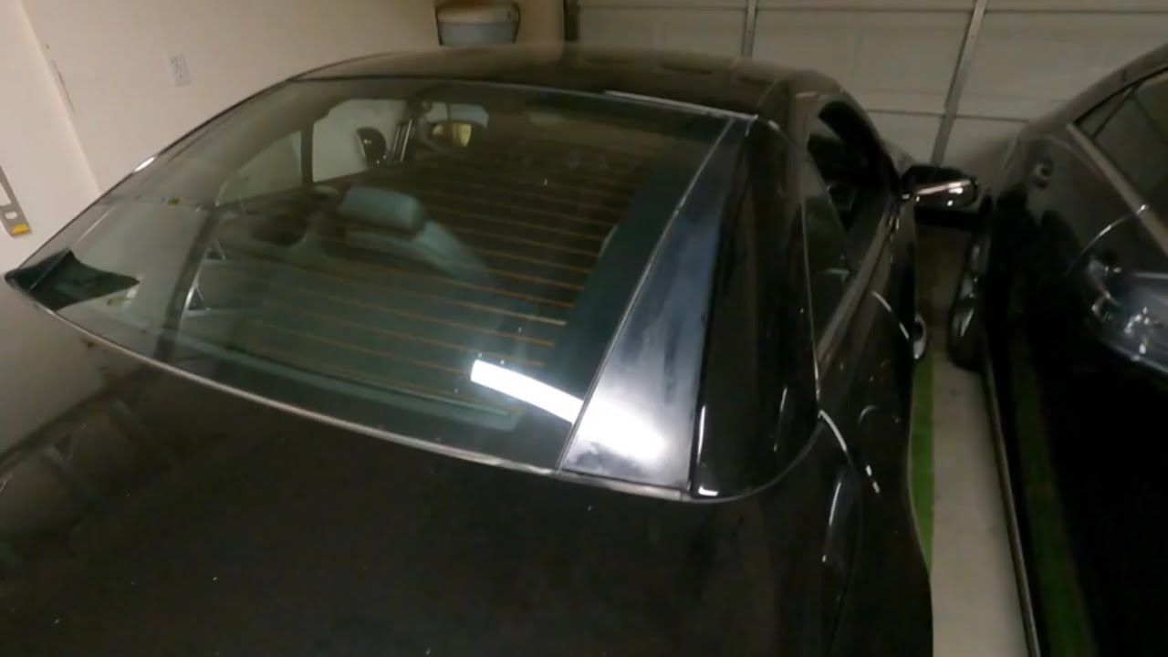 Fixing black trim on the rear window | SL55 Build pt 18