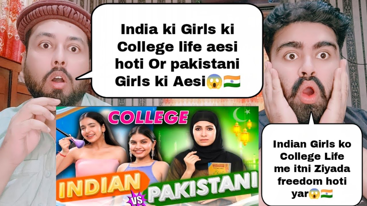 COLLEGE - Indian vs Pakistani | Hindu vs Muslim | India Vs Pakistan Girls Students Life