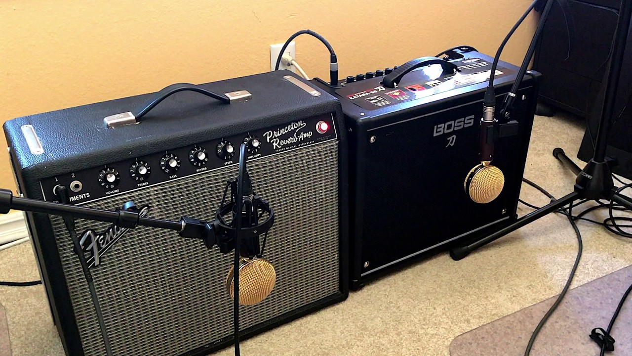 Princeton Reverb VS. BOSS Katana (Now with MICS!)