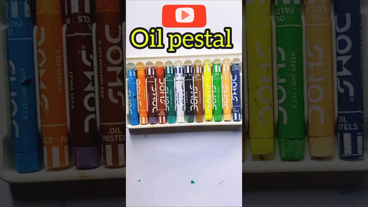 Witch colour is best ? Plastic crayon 🆚 oil pestal )😱😢😍