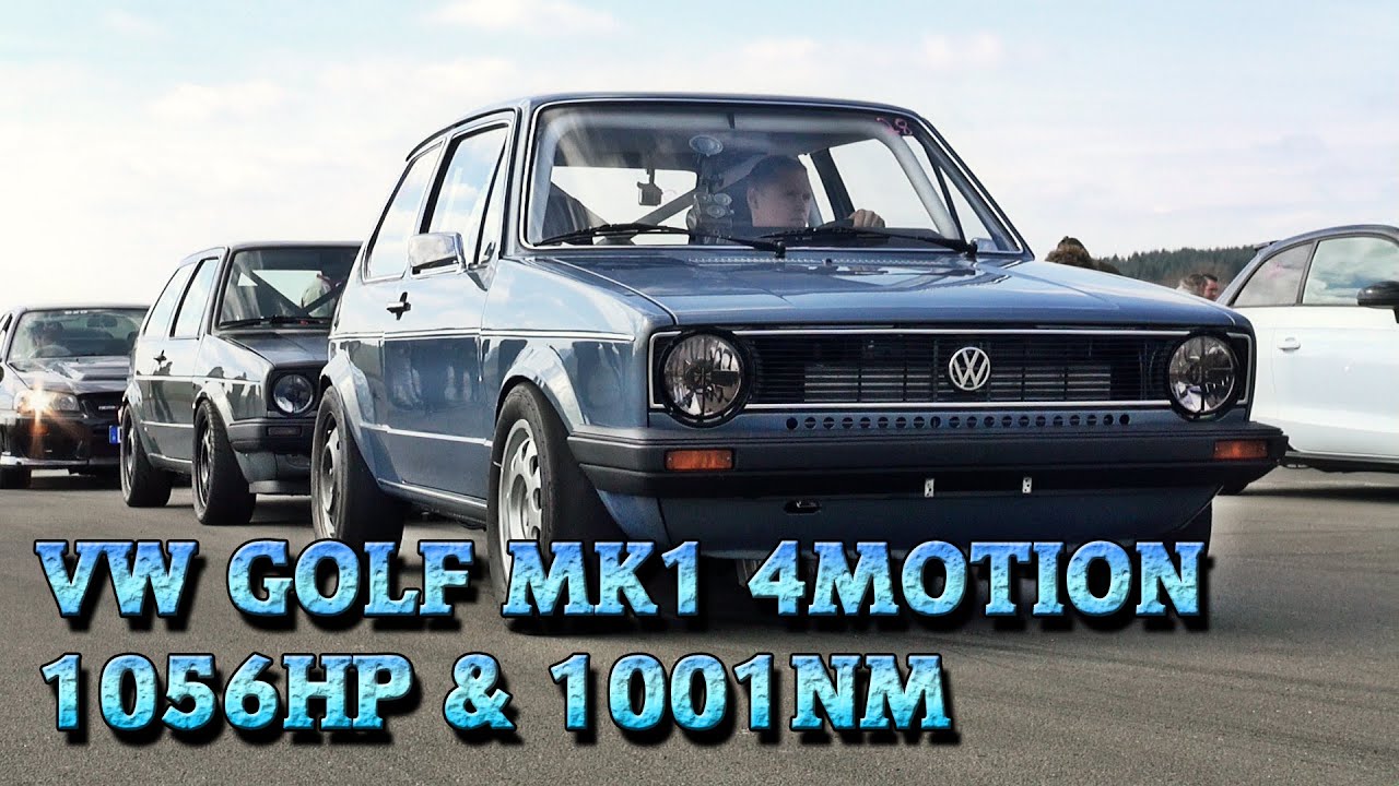VW Golf Mk1 1056HP Meschede 2015 9,9s 252kmh street race car