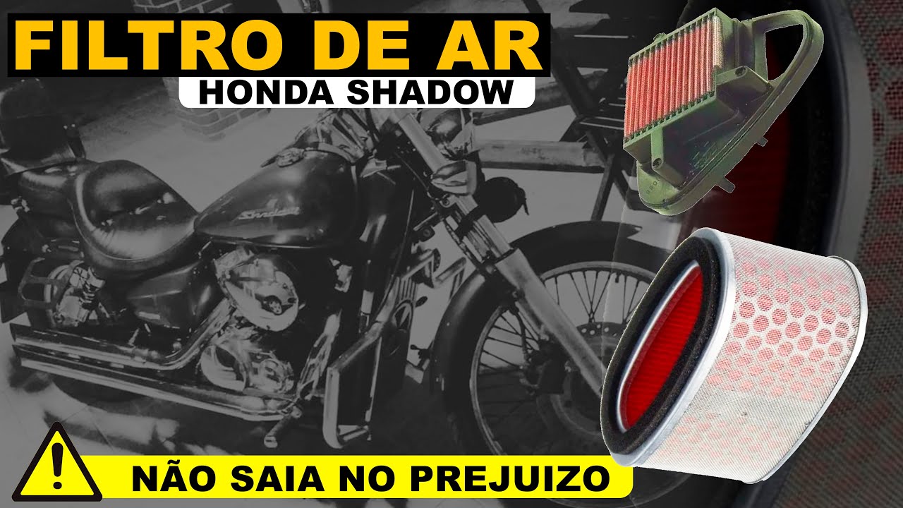 Filtro de Ar da Shadow 600 , 750 Carburada e 750 Injetada | Shadowzeiros do Brasil 🇧🇷