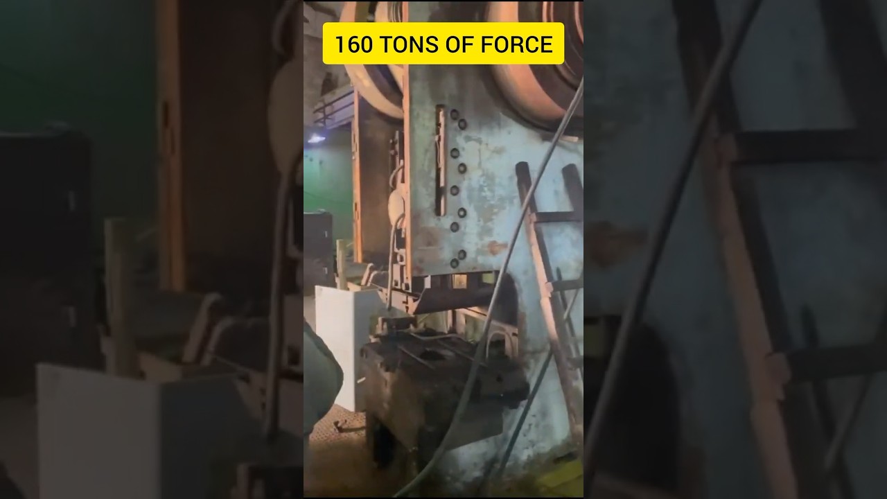 160-Ton Mechanical Press | Soviet Industrial Power ⚙️