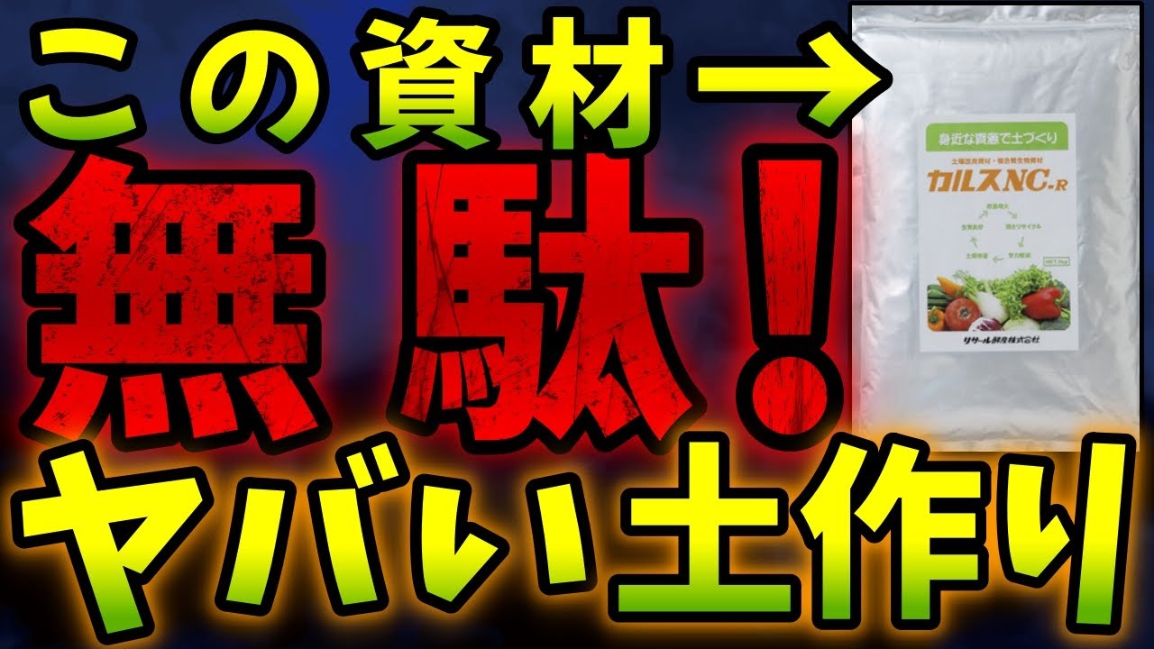 【無駄！】ちょっと待った！その土作りはヤバい【カルスNC-Rの失敗事例ワースト3】