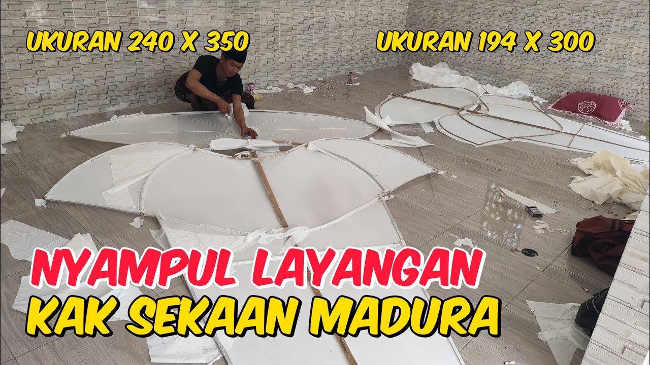  Menyampul dua layangan kak Sekaan 