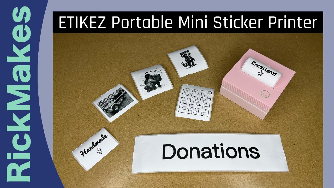 ETIKEZ Portable Mini Sticker Printer