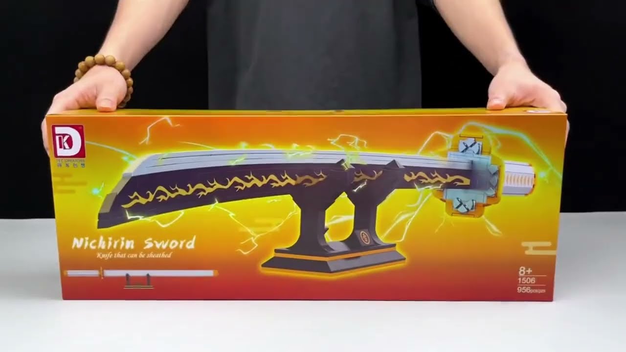 Speed Build China DK Bricks 1506 Demon Slayer Agatsuma Zenitsu's  Katana